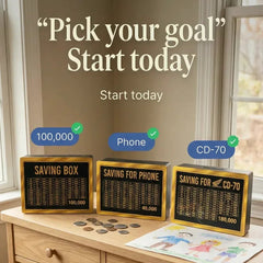 100,000 PKR Wooden Money Saving Box