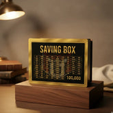 100,000 PKR Wooden Money Saving Box