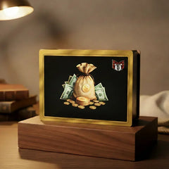 100,000 PKR Wooden Money Saving Box