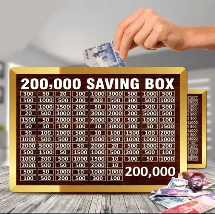200k Money Saving Box